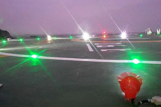 屋頂直升機停機坪接地離地燈